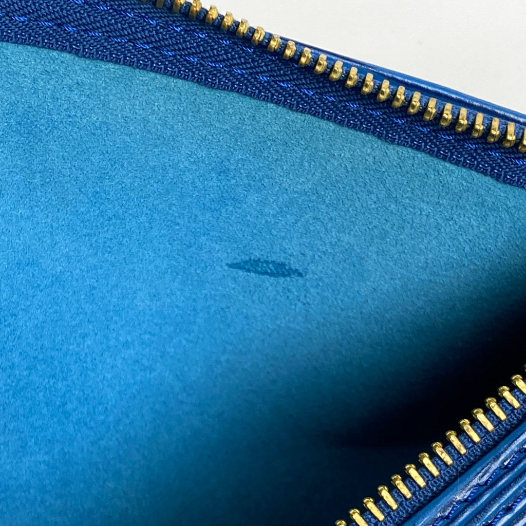 ルイ・ヴィトン キーポル 45 ハンドバッグ 旅行 ボストンバッグ エピ トレドブルー M42975 レディース 【中古】brbag