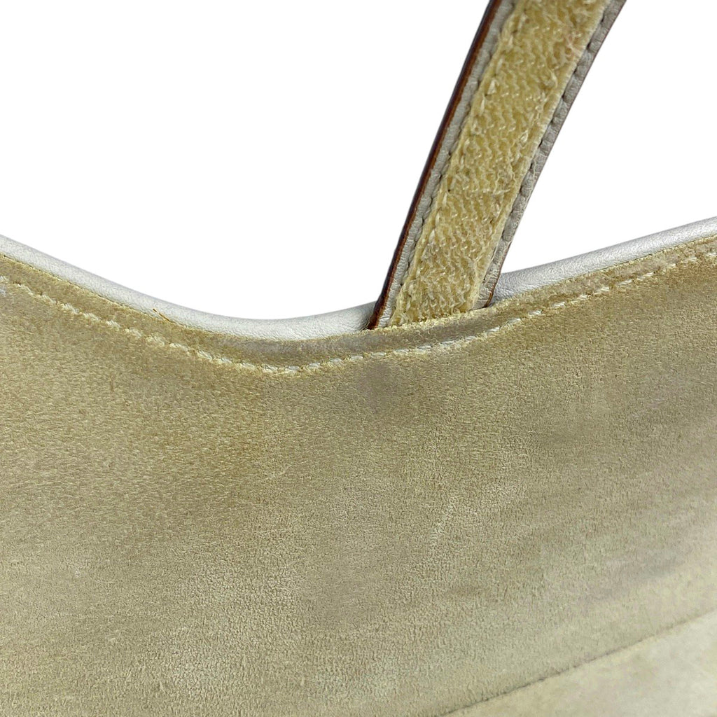 クリスチャンディオール サドルバッグ ロゴ 肩掛け ハンドバッグ ショルダーバッグ レザー ホワイト レディース 【中古】brbag