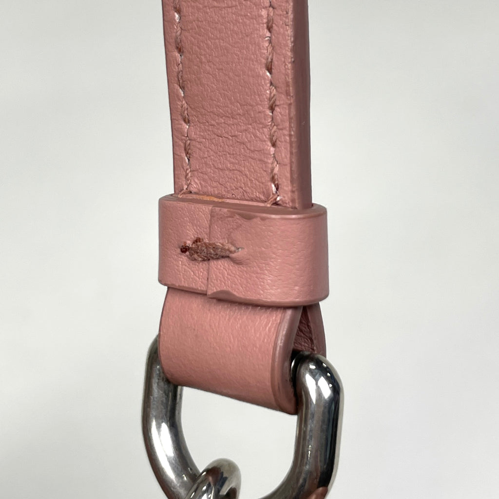 サルヴァトーレフェラガモ ダブルガンチーニ チェーンショルダーバッグ 斜め掛け ショルダーバッグ レザー ピンク AB-21 M168 レディース 【中古】brbag