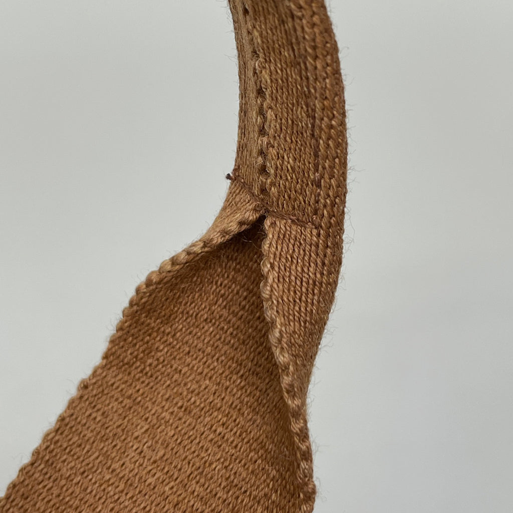 エルメス サクソー MM バケツ型 ハンドバッグ トワルアッシュ ブラウン レディース 【中古】brbag