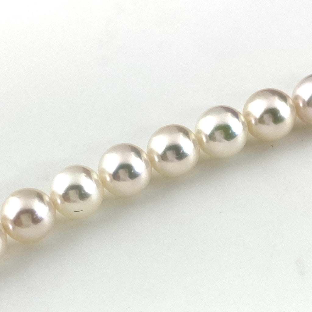 ミキモト パール デザインネックレス シルバー 真珠 silver ネックレス SV パール レディース 【中古】brjwl