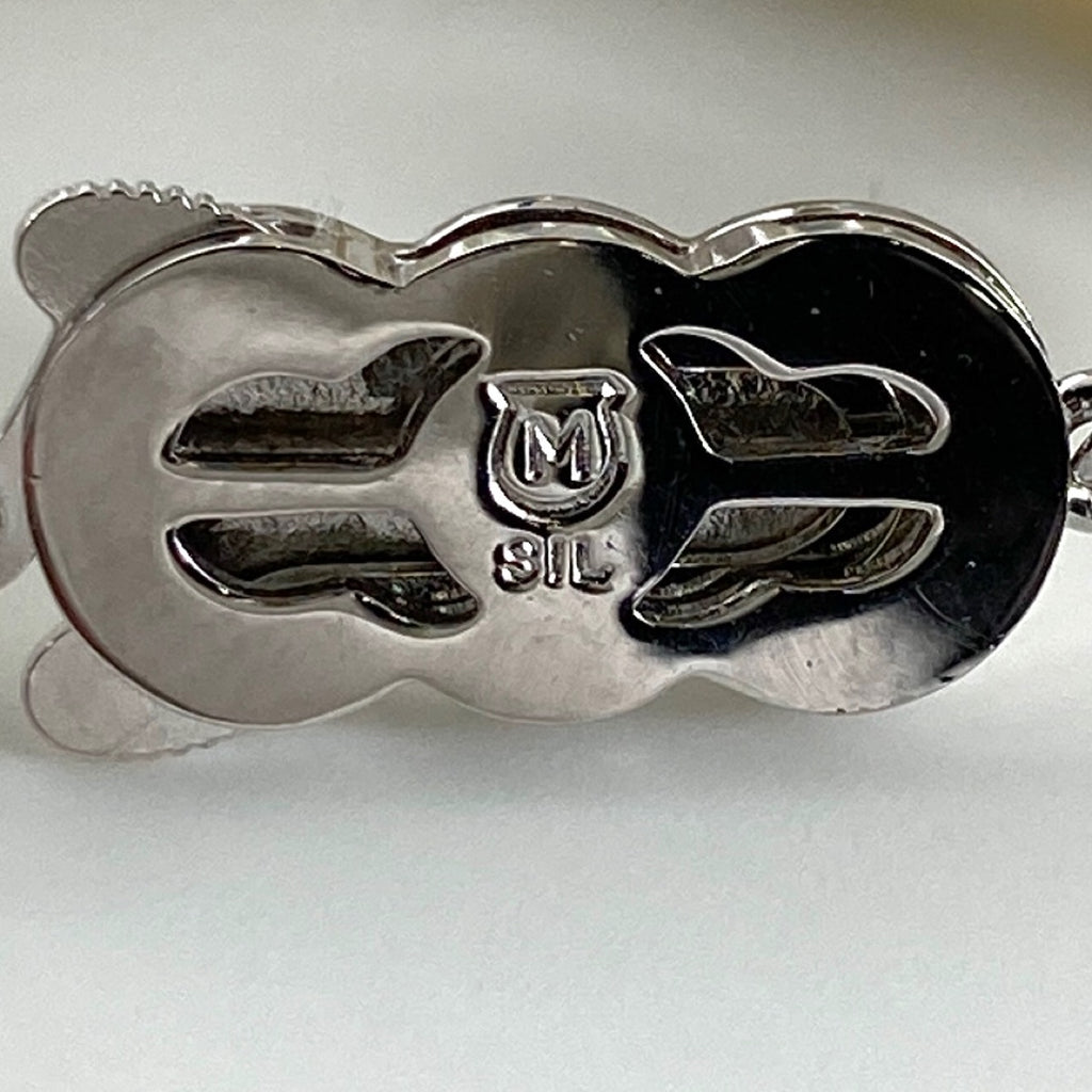 ミキモト パール デザインネックレス シルバー 真珠 silver ネックレス SV パール レディース 【中古】brjwl