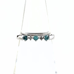 WG K18 トルマリン リング 12号 0.17ct レディース ノンブランドジュエリー 中古 nbjwl