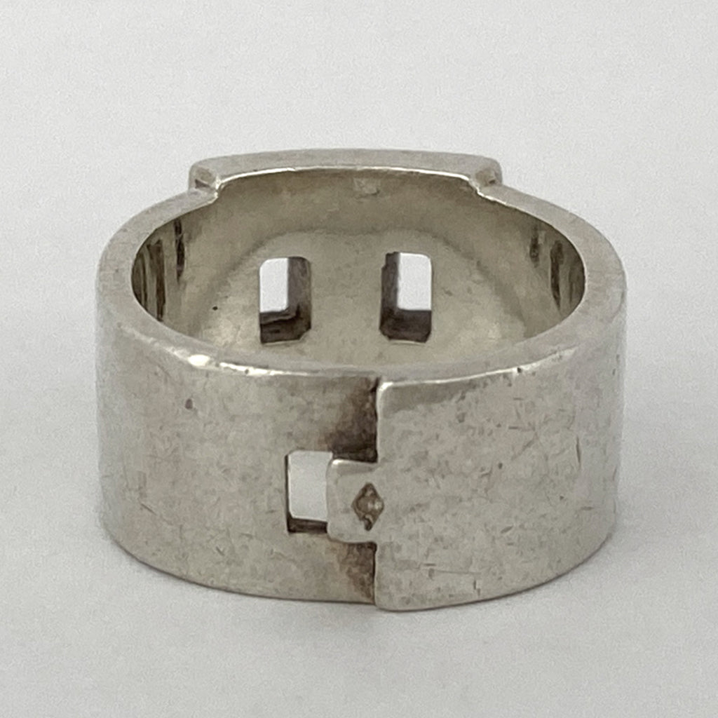 エルメス ヘラクレス リング Hロゴ 指輪 リング 12 シルバー925 シルバー レディース 【中古】bracc