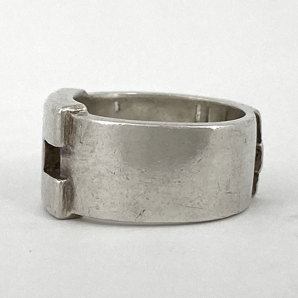 エルメス ヘラクレス リング Hロゴ 指輪 リング 12 シルバー925 シルバー レディース 【中古】bracc