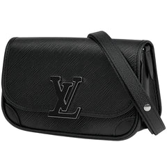 ルイ・ヴィトン ビュシ NM LV イニシャル ショルダーバッグ エピ ノワール(ブラック) M59386 レディース 【中古】brbag