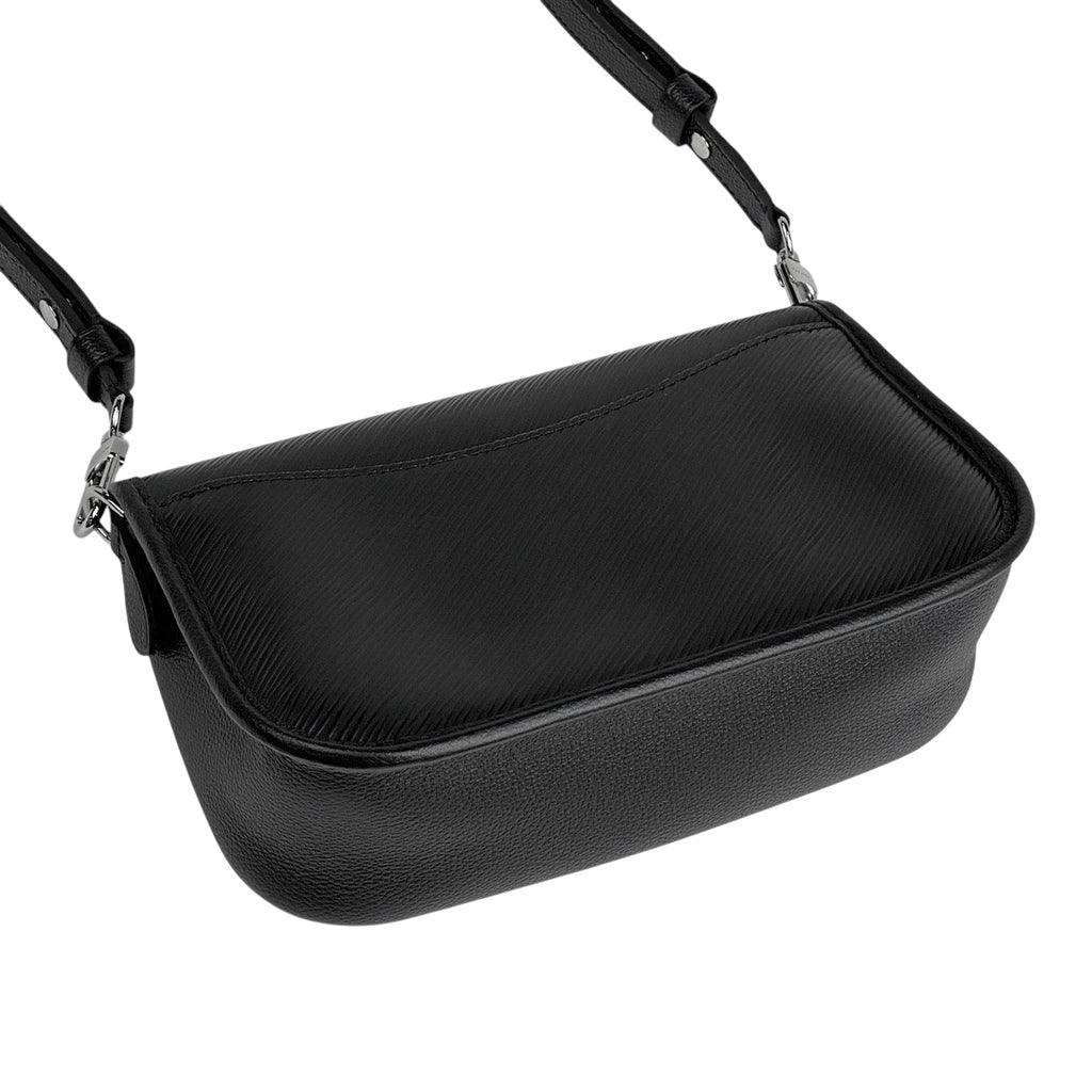 ルイ・ヴィトン ビュシ NM LV イニシャル ショルダーバッグ エピ ノワール(ブラック) M59386 レディース 【中古】brbag