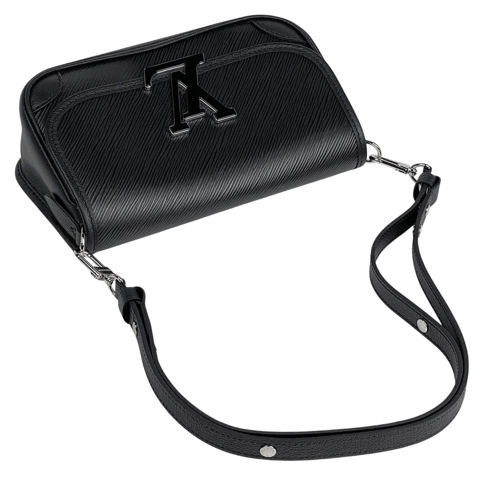 ルイ・ヴィトン ビュシ NM LV イニシャル ショルダーバッグ エピ ノワール(ブラック) M59386 レディース 【中古】brbag