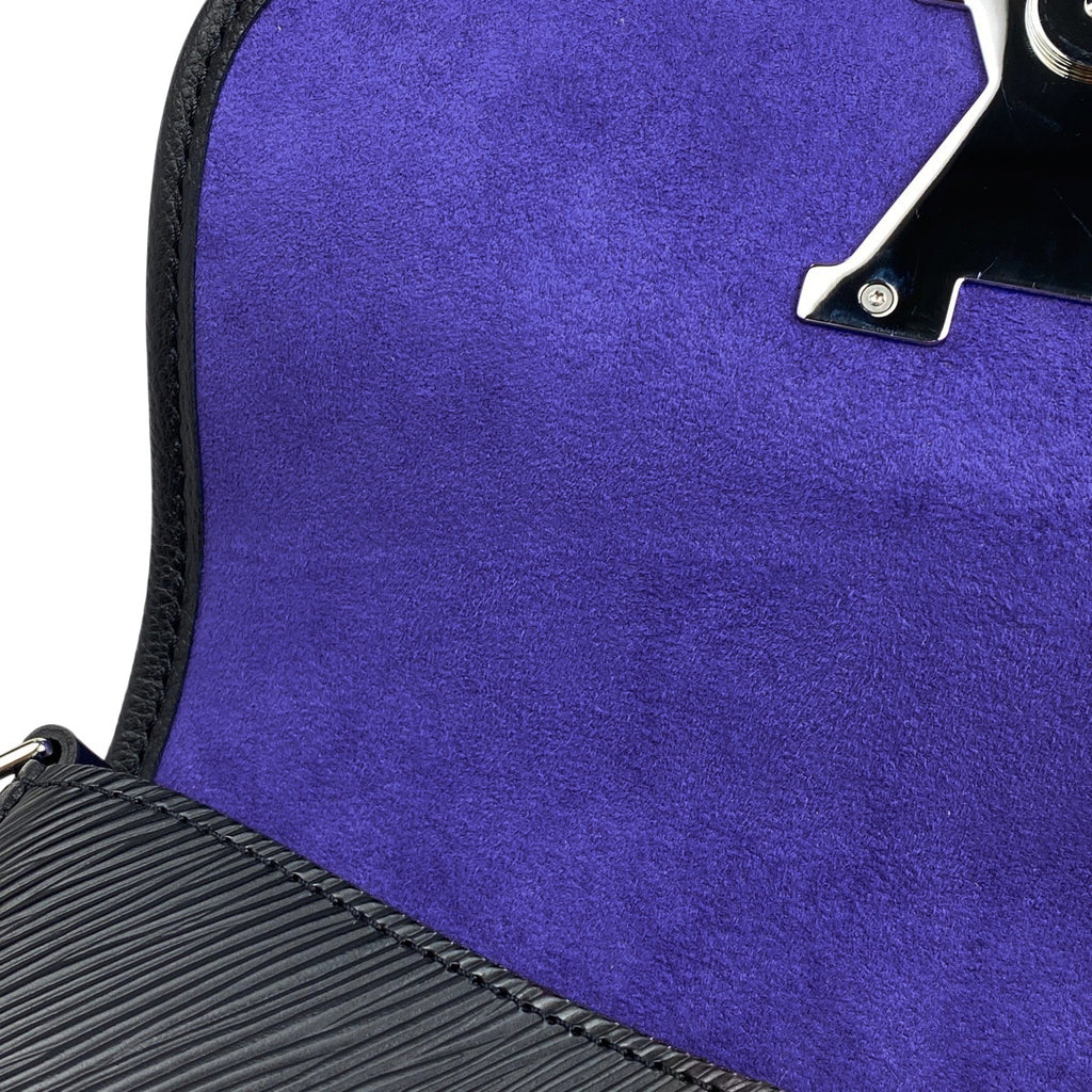 ルイ・ヴィトン ビュシ NM LV イニシャル ショルダーバッグ エピ ノワール(ブラック) M59386 レディース 【中古】brbag