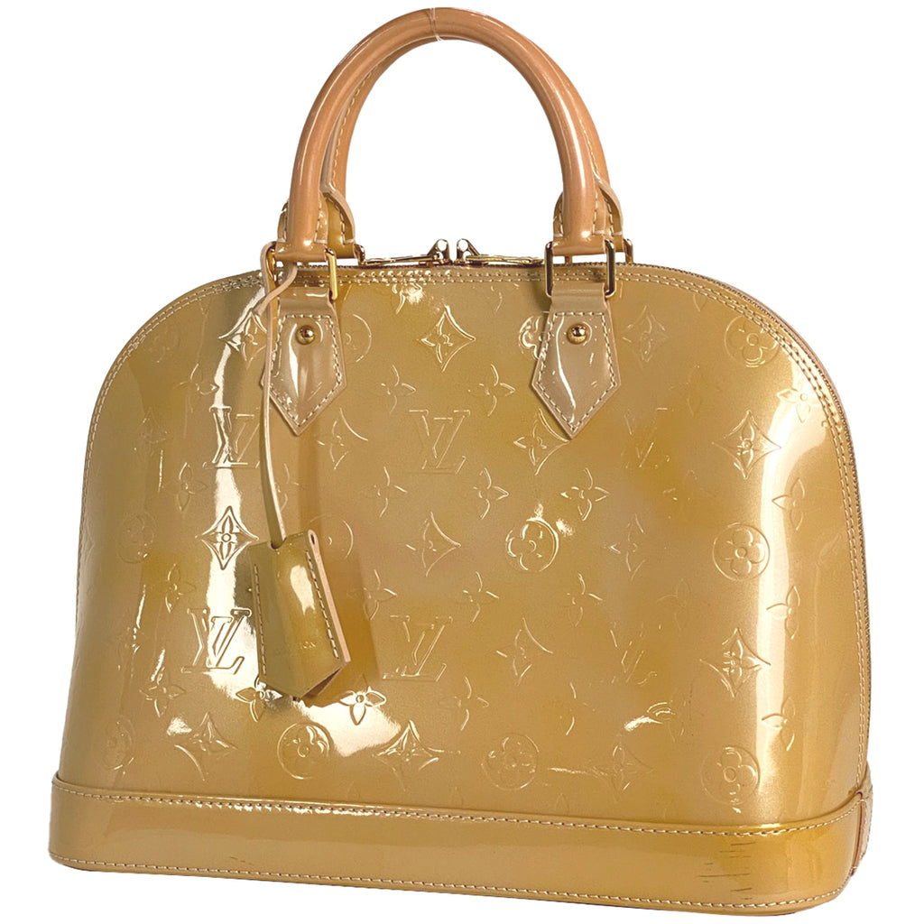 ルイ・ヴィトン アルマPM 手提げ ハンドバッグ モノグラムヴェルニ ローズフロランタン M91614 レディース 【中古】brbag