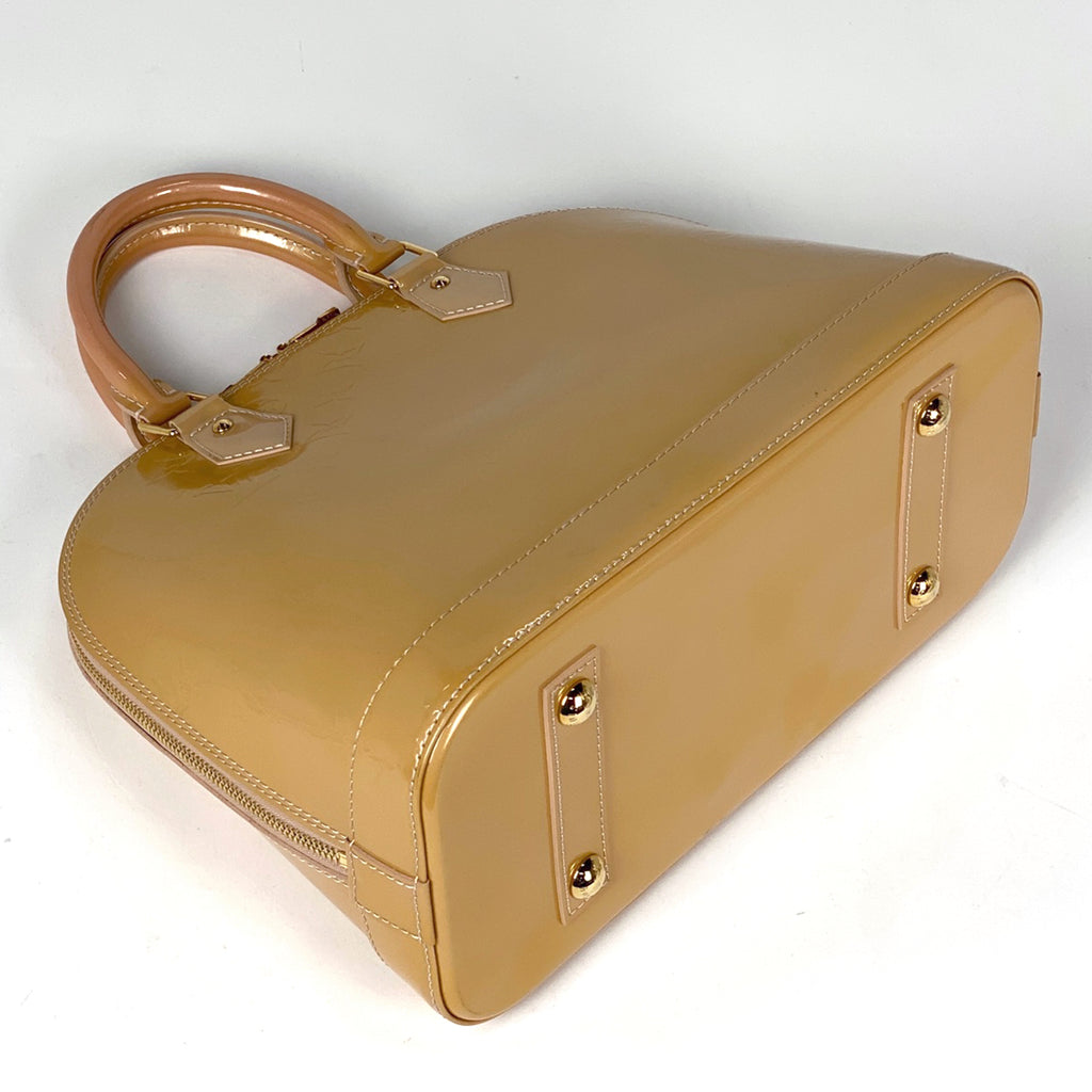 ルイ・ヴィトン アルマPM 手提げ ハンドバッグ モノグラムヴェルニ ローズフロランタン M91614 レディース 【中古】brbag