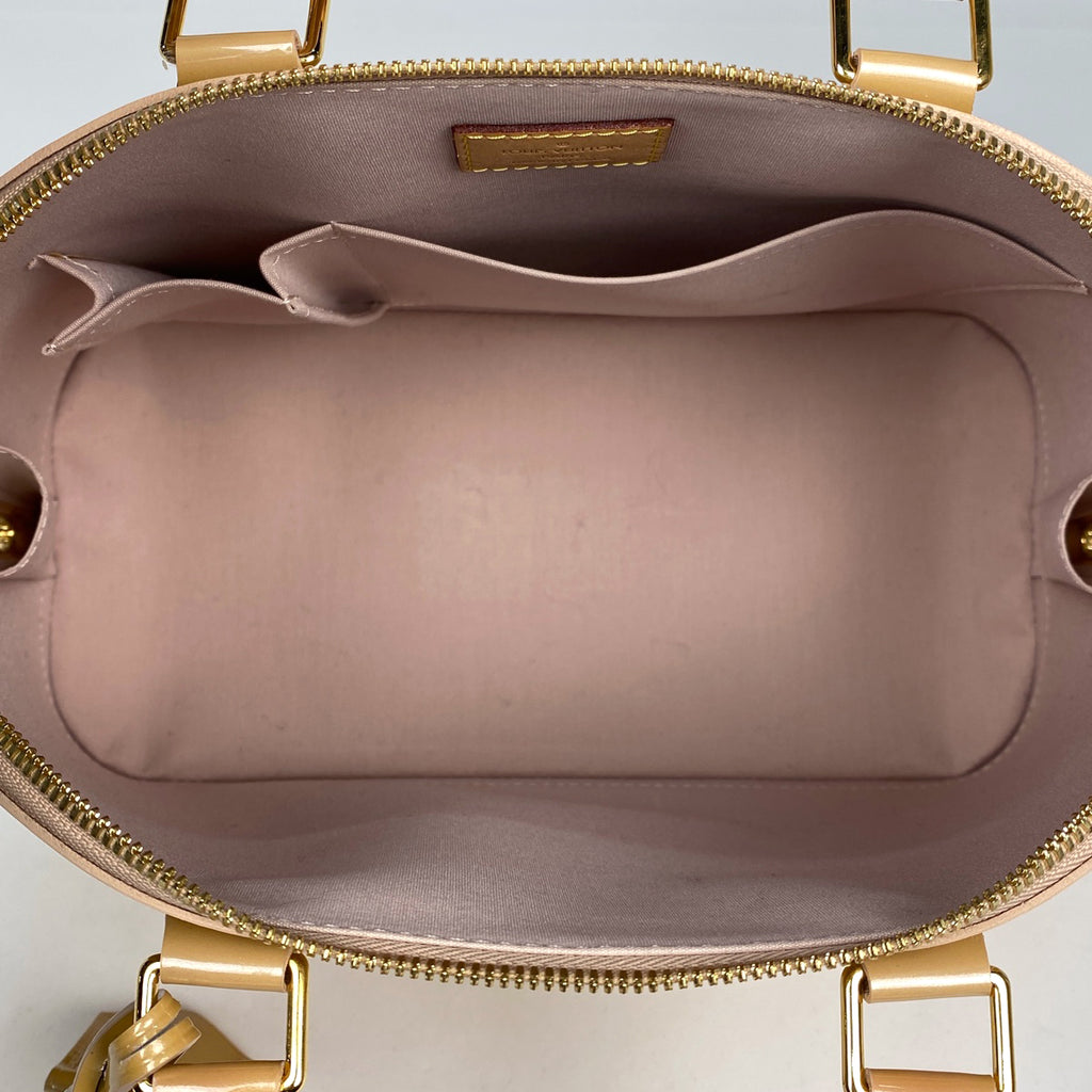 ルイ・ヴィトン アルマPM 手提げ ハンドバッグ モノグラムヴェルニ ローズフロランタン M91614 レディース 【中古】brbag