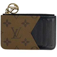 ルイ・ヴィトン ポルト カルト ロミー コインケース カードケース モノグラムリバース ブラウン M81912 レディース 【中古】brbag