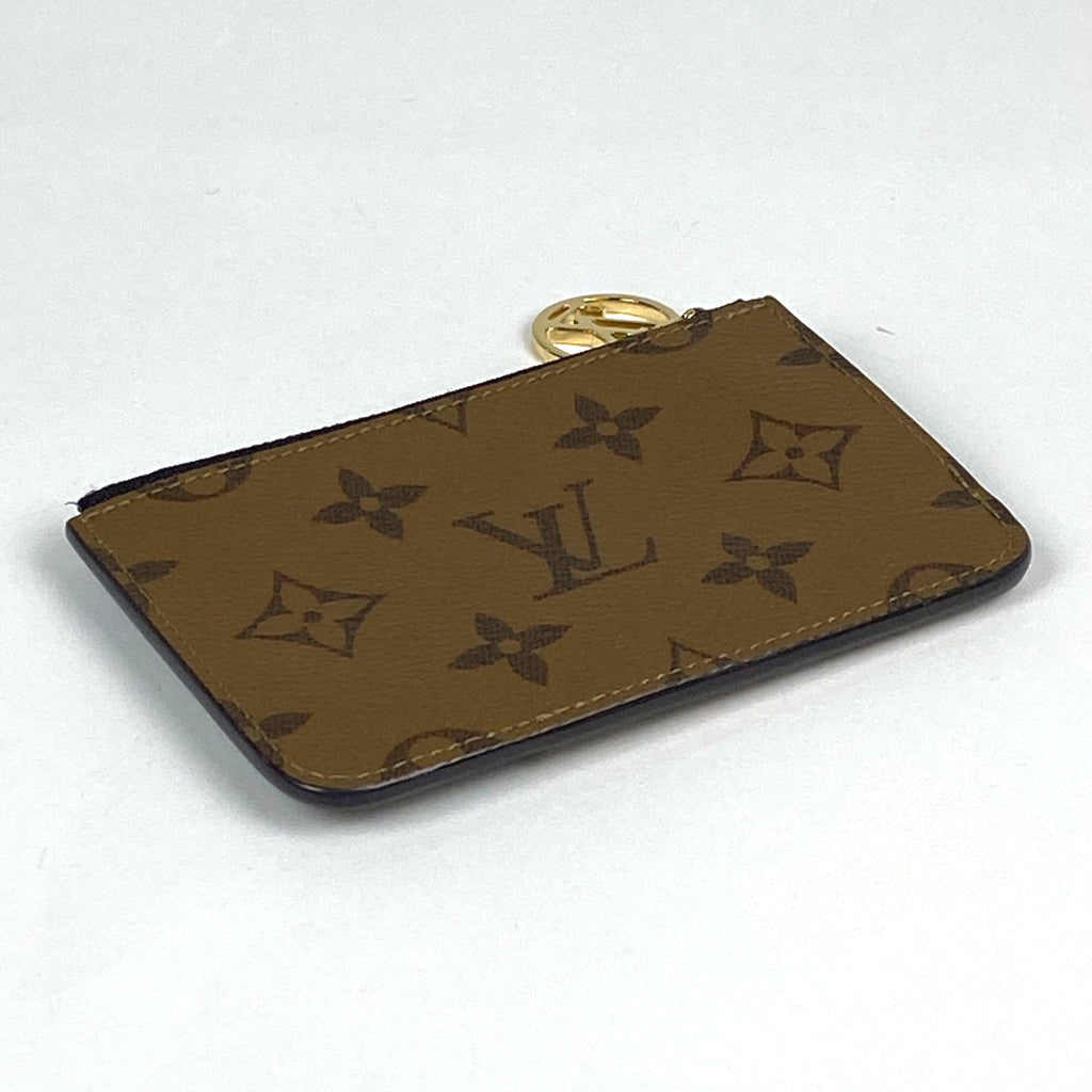 ルイ・ヴィトン ポルト カルト ロミー コインケース カードケース モノグラムリバース ブラウン M81912 レディース 【中古】brbag