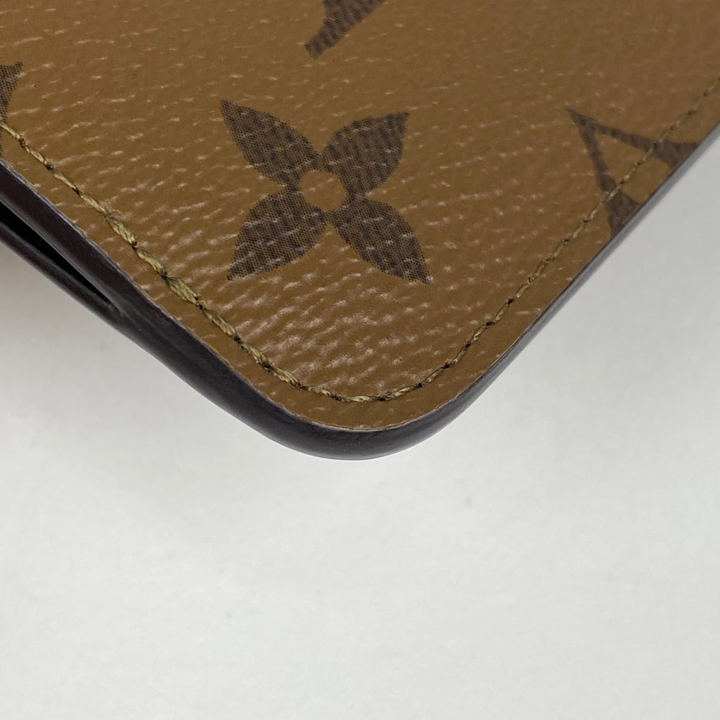 ルイ・ヴィトン ポルト カルト ロミー コインケース カードケース モノグラムリバース ブラウン M81912 レディース 【中古】brbag