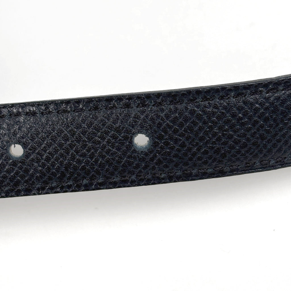 エルメス コンスタンス リバーシブル H ベルト □A刻印 レザー ブラック ブラウン レディース 【中古】brbag