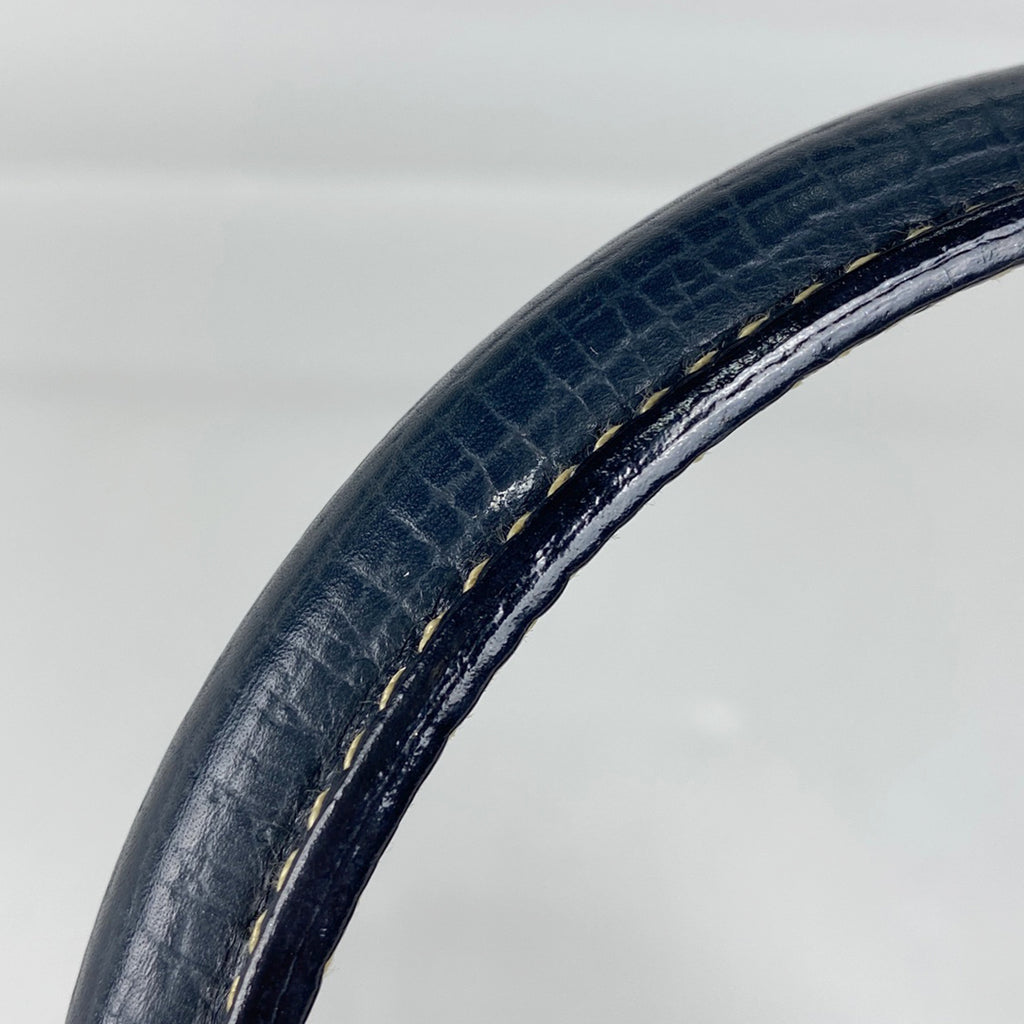 ロエベ バルセロナ ハンドバッグ 2WAY ショルダーバッグ ロゴ ハンドバッグ レザー ネイビー レディース 【中古】brbag