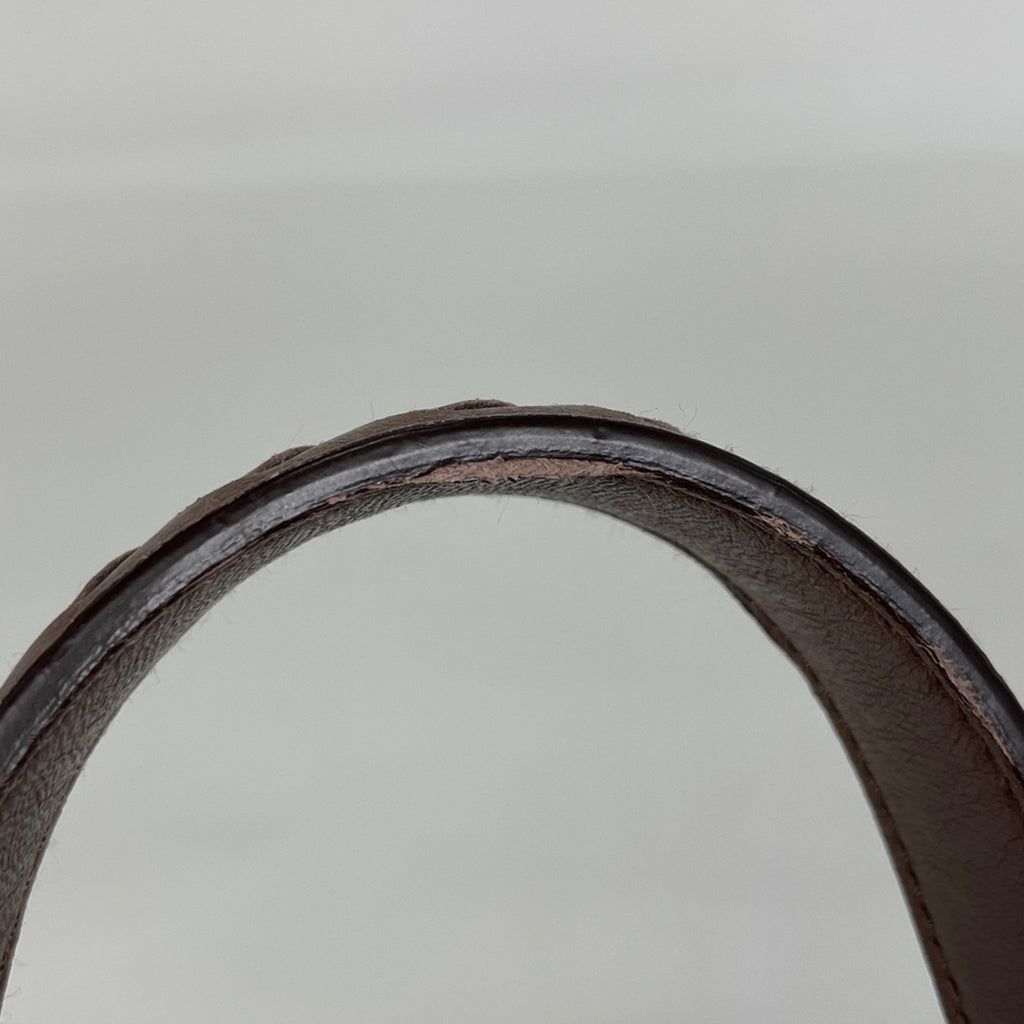 ボッテガヴェネタ イントレチャート ハンドバッグ 手提げ ハンドバッグ レザー ブラウン レディース 【中古】brbag