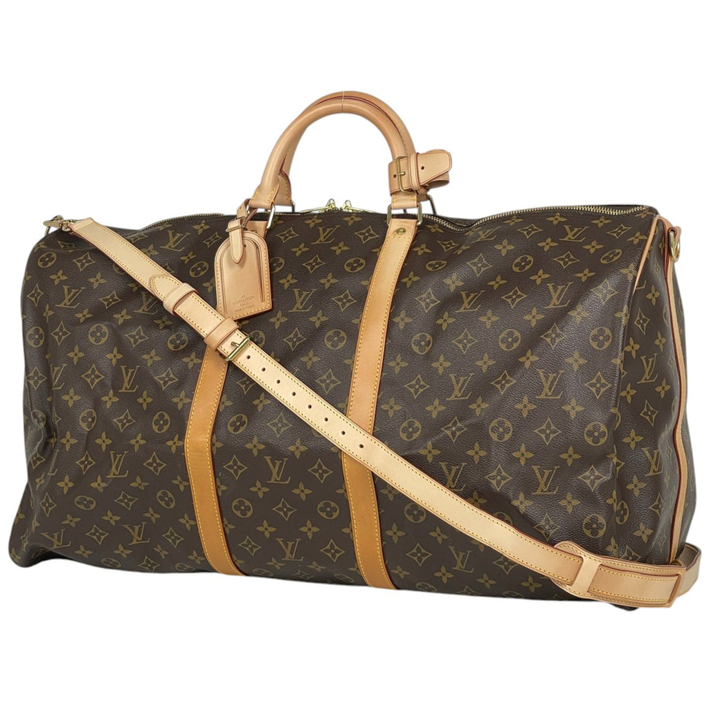 ルイ・ヴィトン キーポル バンドリエール 60 2WAY ショルダーバッグ ボストンバッグ モノグラム ブラウン M41412 レディース 【中古】brbag