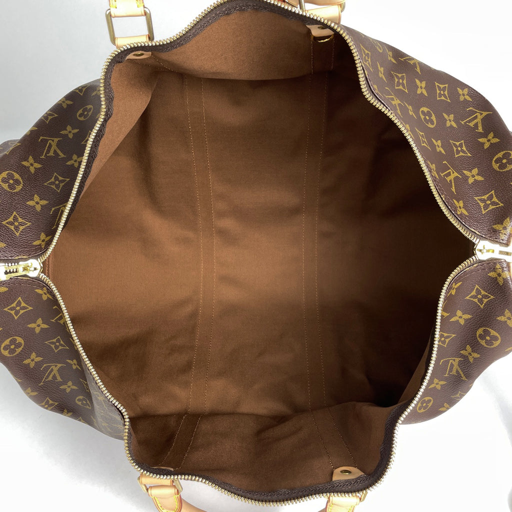 ルイ・ヴィトン キーポル バンドリエール 60 2WAY ショルダーバッグ ボストンバッグ モノグラム ブラウン M41412 レディース 【中古】brbag