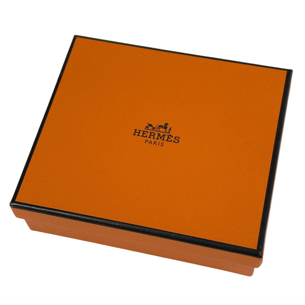 エルメス ベアン コンビネ Hロゴ 札入れ 小銭入れ 三つ折り財布 シェーブル ブラック Ｂ レディース 【中古】brbag