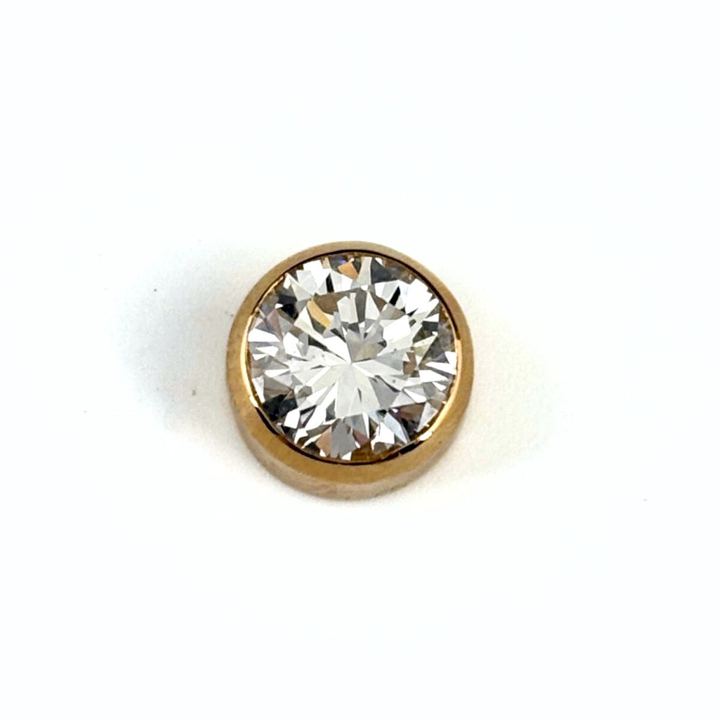 ダイヤモンド デザインペンダントトップ YG イエローゴールド ペンダントトップ K18 ダイヤモンド レディース 【中古】nbjwl