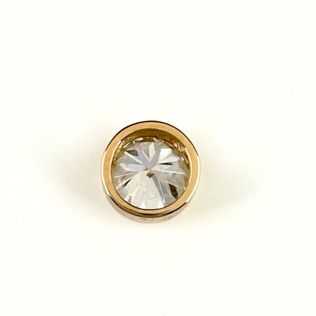 ダイヤモンド デザインペンダントトップ YG イエローゴールド ペンダントトップ K18 ダイヤモンド レディース 【中古】nbjwl