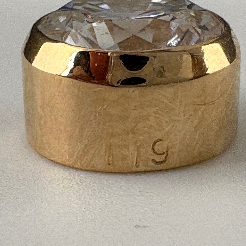 ダイヤモンド デザインペンダントトップ YG イエローゴールド ペンダントトップ K18 ダイヤモンド レディース 【中古】nbjwl