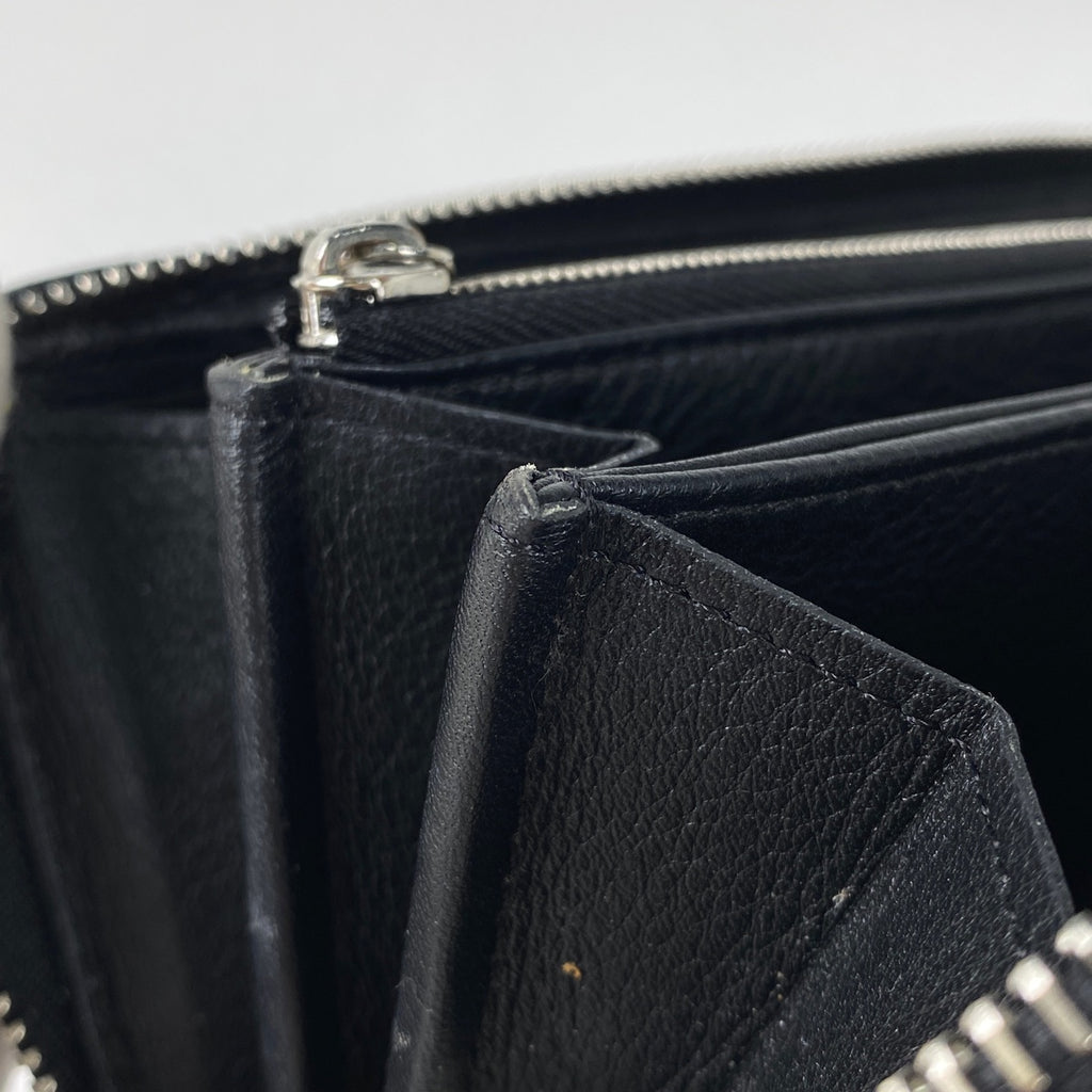 ルイ・ヴィトン ジッピー ウォレット ラウンドジップ ラウンドファスナー 長財布 モノグラムマヒナ ノワール(ブラック) M61867 レディース 【中古】brbag