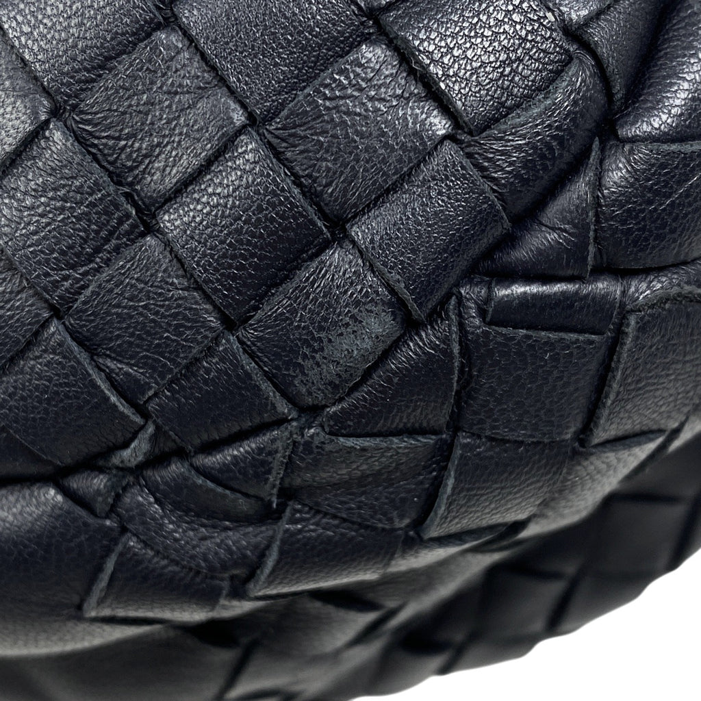 ボッテガヴェネタ イントレチャート ハンドバッグ ショルダーバッグ ナッパ ハンドバッグ レザー ネイビー B02377265E レディース 【中古】brbag