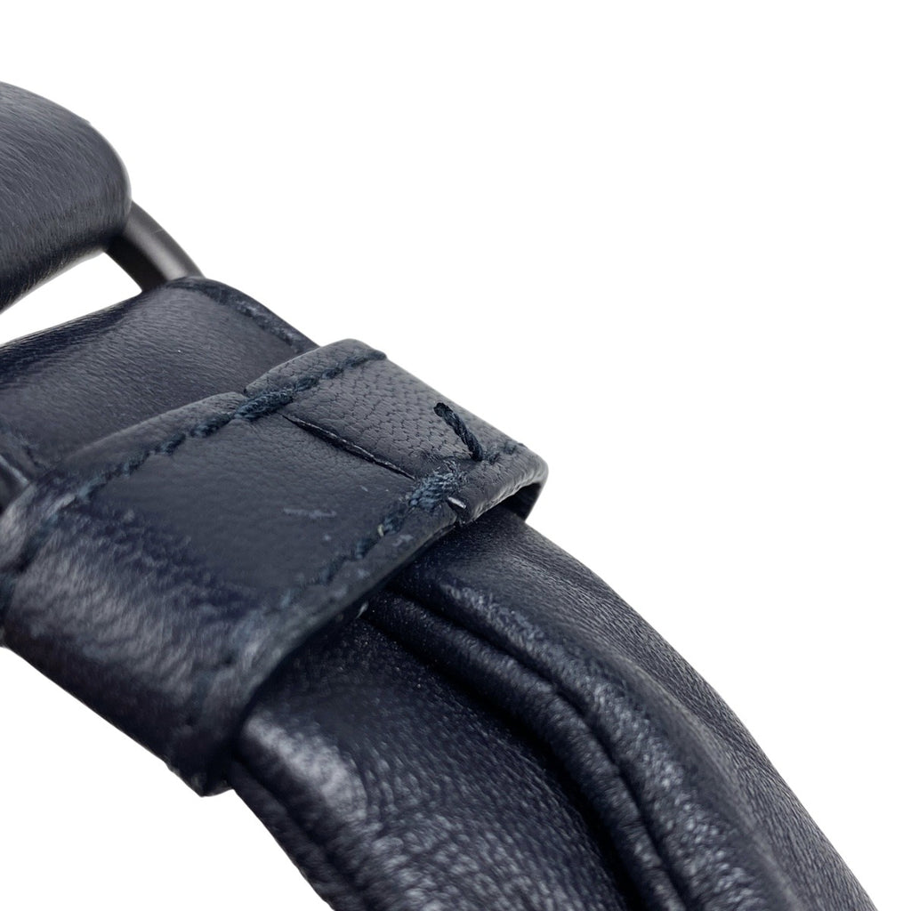 ボッテガヴェネタ イントレチャート ハンドバッグ ショルダーバッグ ナッパ ハンドバッグ レザー ネイビー B02377265E レディース 【中古】brbag