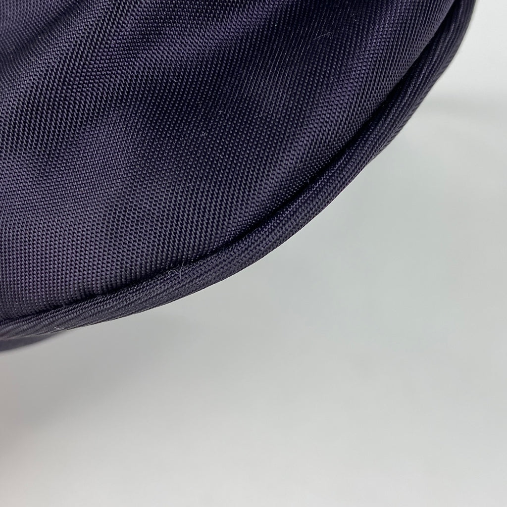 プラダ ロゴ プレート ショルダーバッグ ミニポーチ ワンショルダー ハンドバッグ ナイロン パープル レディース 【中古】brbag