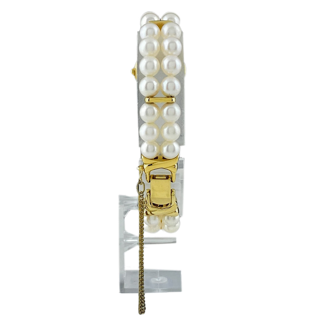 タサキ パール ウォッチ 腕時計 GP パール クォーツ ホワイト レディース 【中古】wtcbb