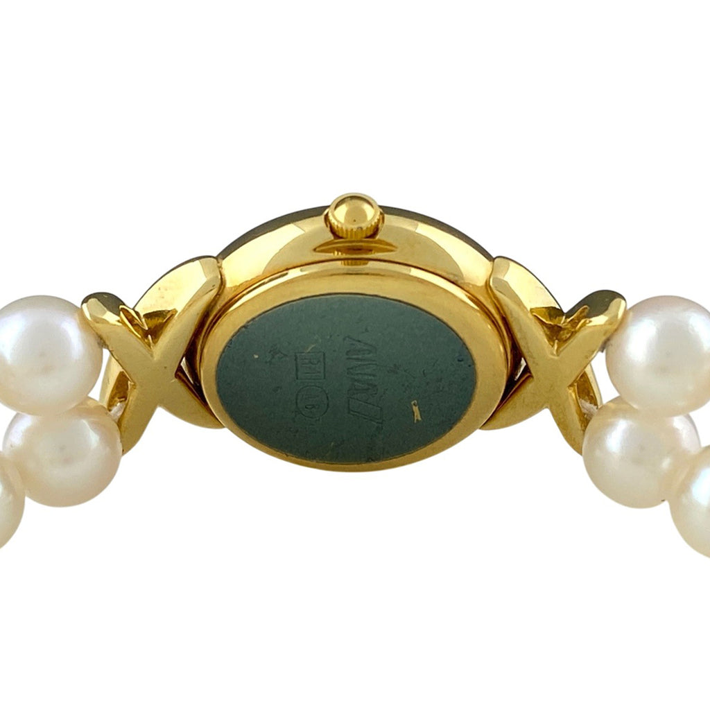 タサキ パール ウォッチ 腕時計 GP パール クォーツ ホワイト レディース 【中古】wtcbb