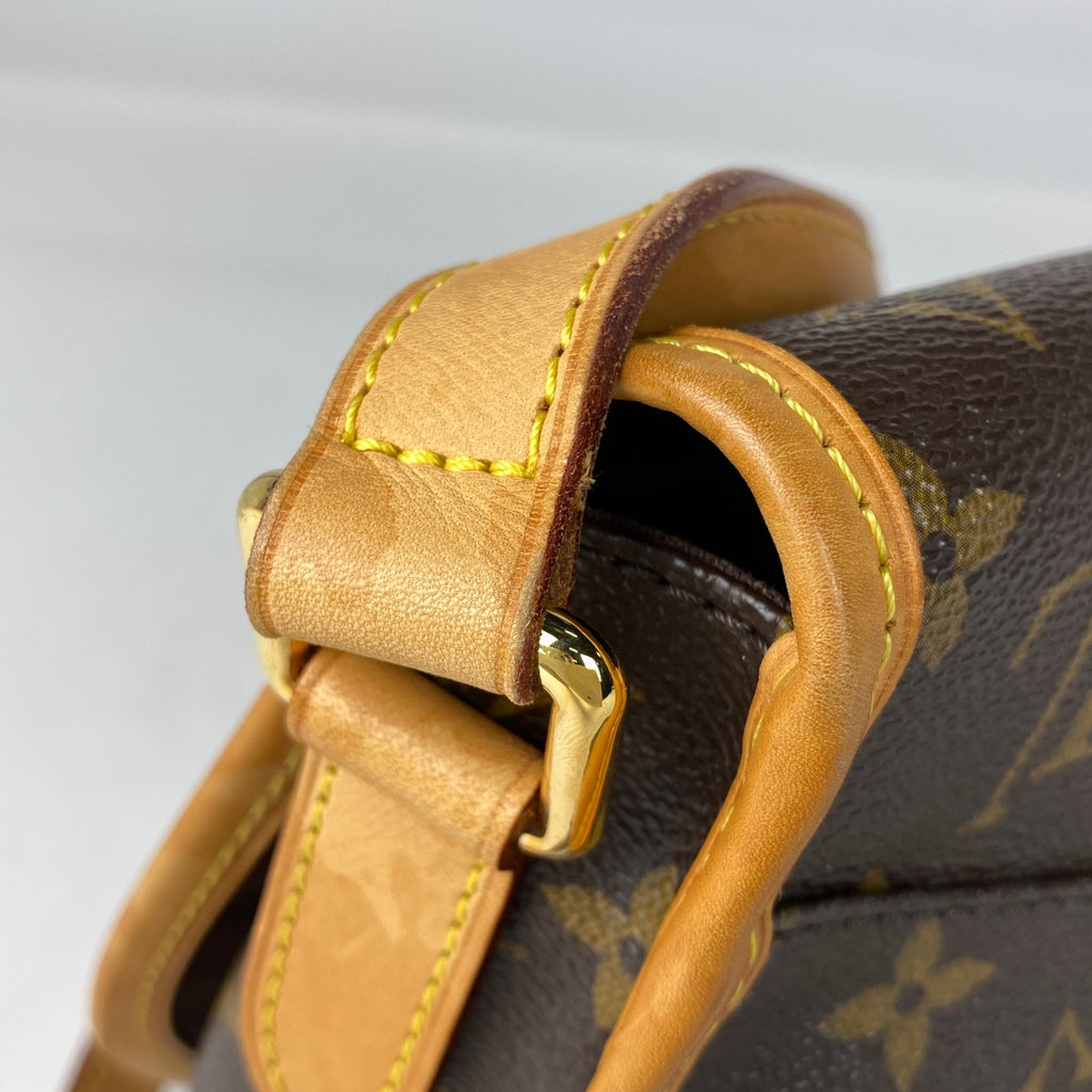 ルイ・ヴィトン メニルモンタン PM 斜め掛け ショルダーバッグ モノグラム ブラウン M40474 レディース 【中古】brbag