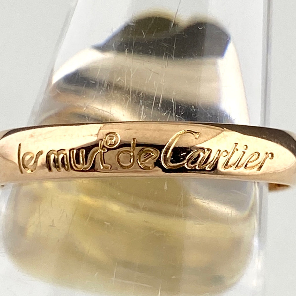 カルティエ トリニティ リング YG イエローゴールド 指輪 スリーカラー リング 12.5号 750 レディース 【中古】brjwl