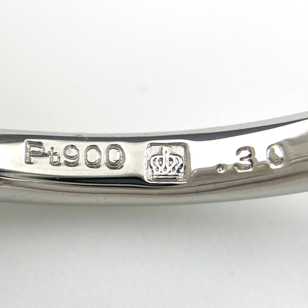 ロイヤル・アッシャー メレダイヤ デザインリング プラチナ 指輪 リング 11号 Pt900 ダイヤモンド レディース 【中古】brjwl