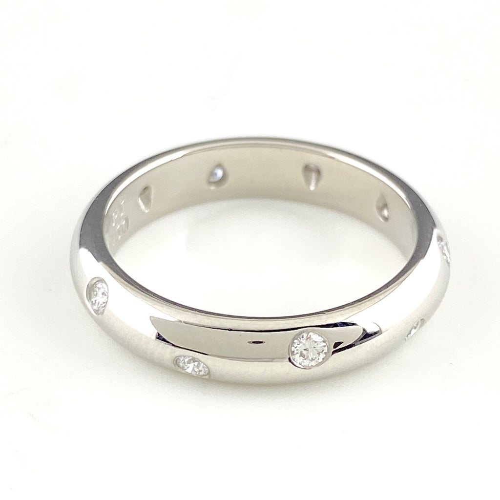 ティファニー ドッツ リング プラチナ 指輪 メレダイヤ リング 13号 Pt950 ダイヤモンド レディース 【中古】brjwl