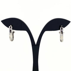 ティファニー ドッツピアス プラチナ メレダイヤ ピアス Pt950 ダイヤモンド レディース 【中古】brjwl