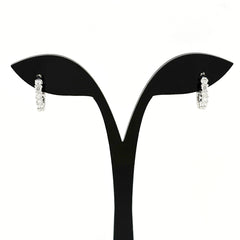 メレダイヤ デザインピアス WG ホワイトゴールド ピアス K18 WG ダイヤモンド レディース ノンブランドジュエリー 【中古】nbjwl