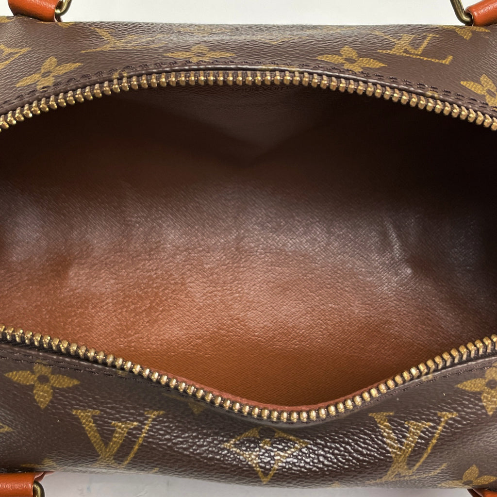 ルイ・ヴィトン パピヨン 30 バレルバッグ 筒型 旧旧型 ハンドバッグ モノグラム ブラウン M51365 レディース 【中古】brbag