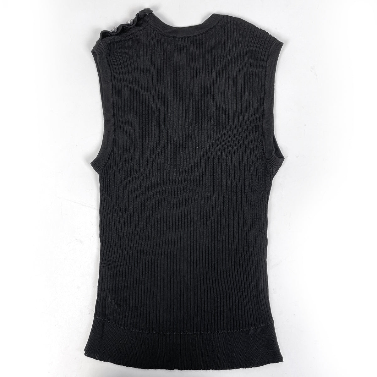 バイセル公式】シャネル ココマークボタン ノースリーブ ニット