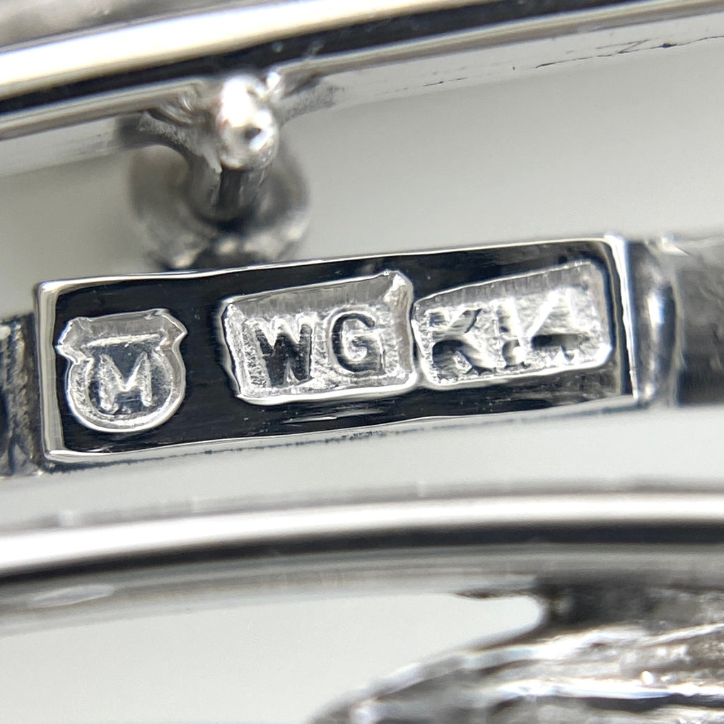 ミキモト パール ペンダントトップ WG ホワイトゴールド メレダイヤ 真珠 ブローチ 2WAY ダイヤモンド ペンダントトップ K14 WG パール レディース 【中古】brjwl