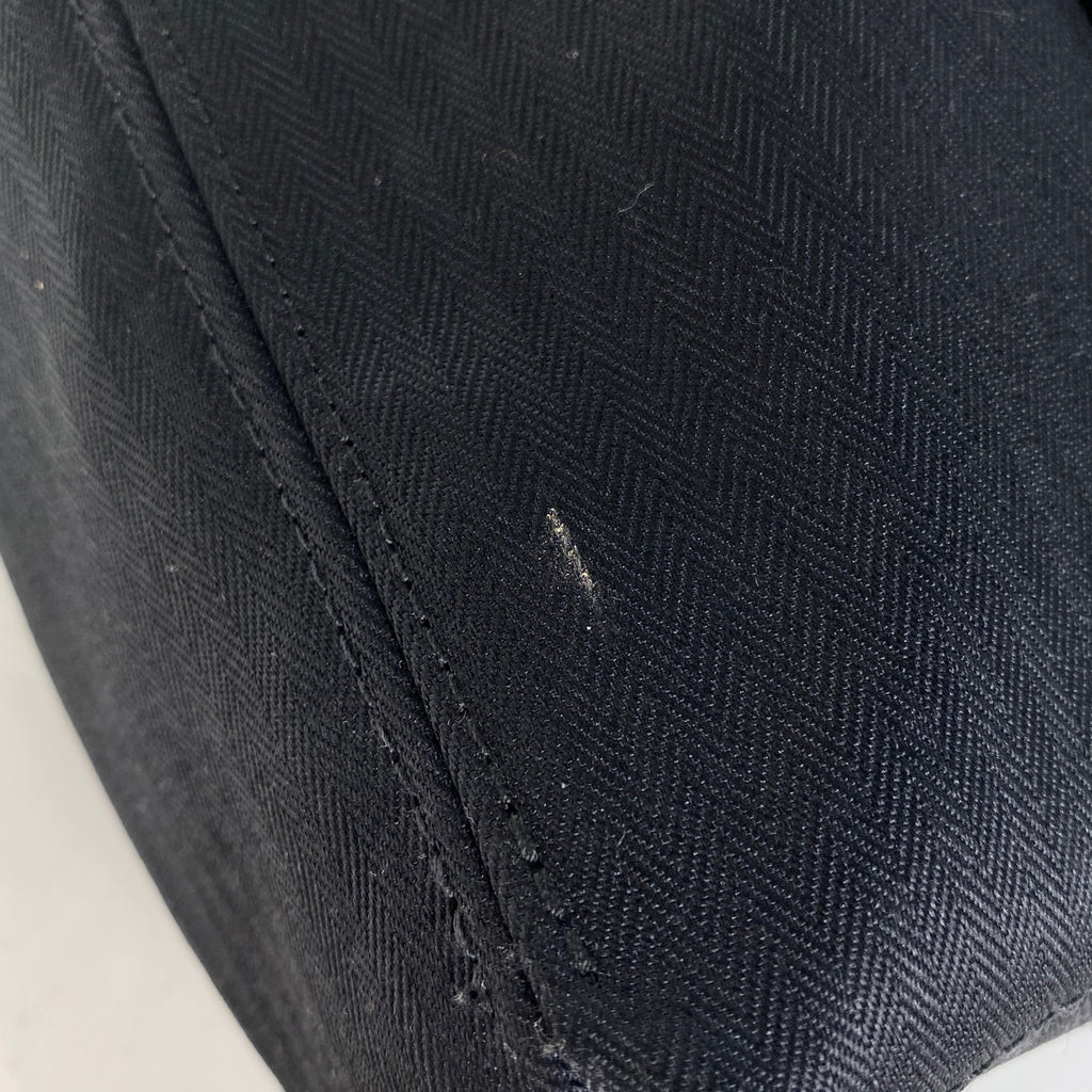 エルメス アカプルコ カバス MM ハンドバッグ Hロゴ トートバッグ トワルシェブロン ブラック レディース 【中古】brbag