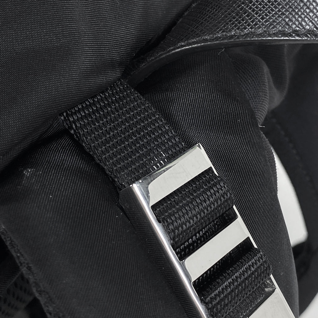 プラダ ロゴ リュックサック モンタナ バックパック デイパック リュック ナイロン ネロ(ブラック) レディース 【中古】brbag