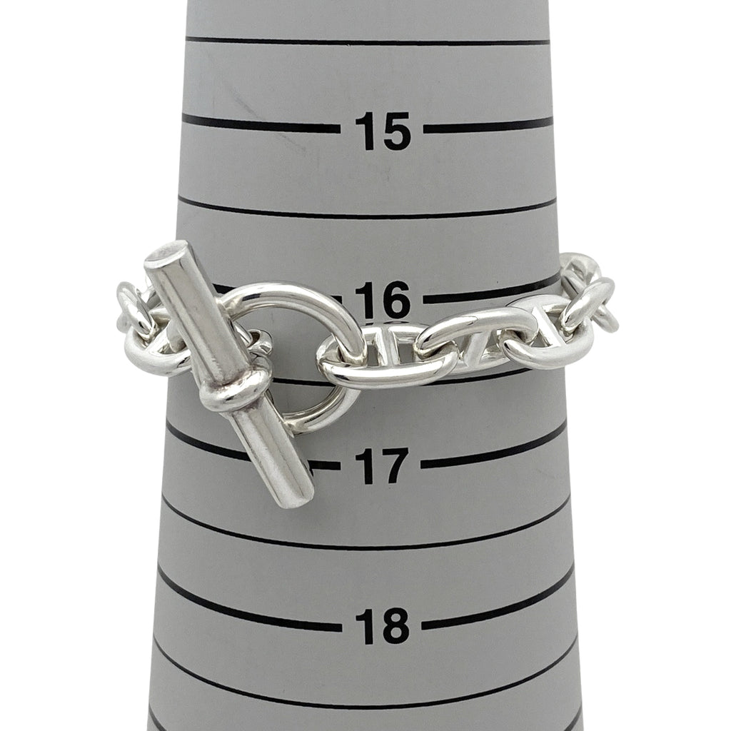 エルメス シェーヌダンクル PM 15コマ ブレスレット シルバー925 シルバー レディース 【中古】bracc