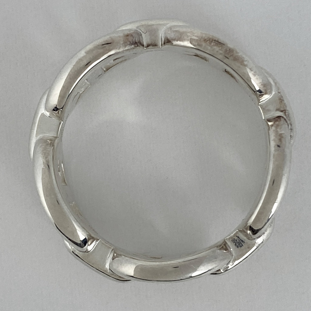 エルメス シェーヌダンクル アンシェネ PM 指輪 リング 16.5号 シルバー925 シルバー レディース 【中古】bracc