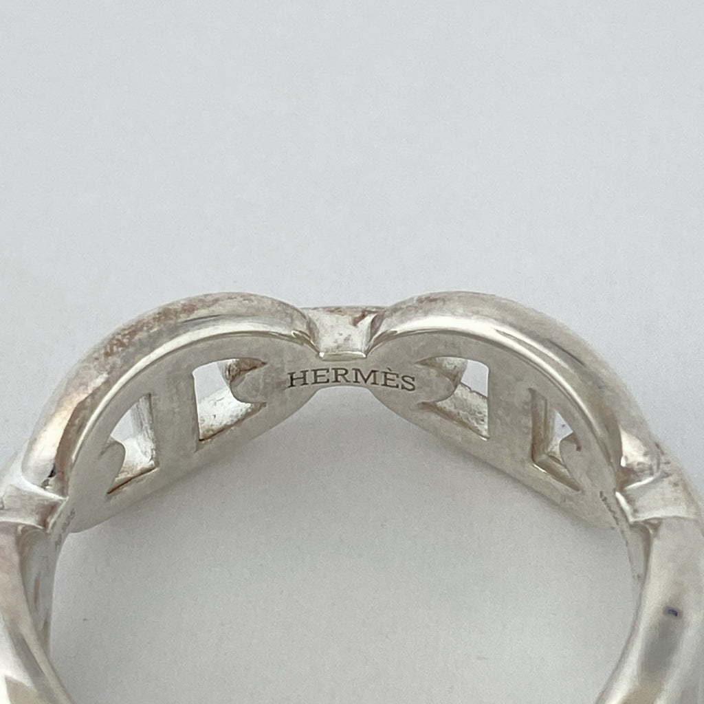 エルメス シェーヌダンクル アンシェネ PM 指輪 リング 16.5号 シルバー925 シルバー レディース 【中古】bracc