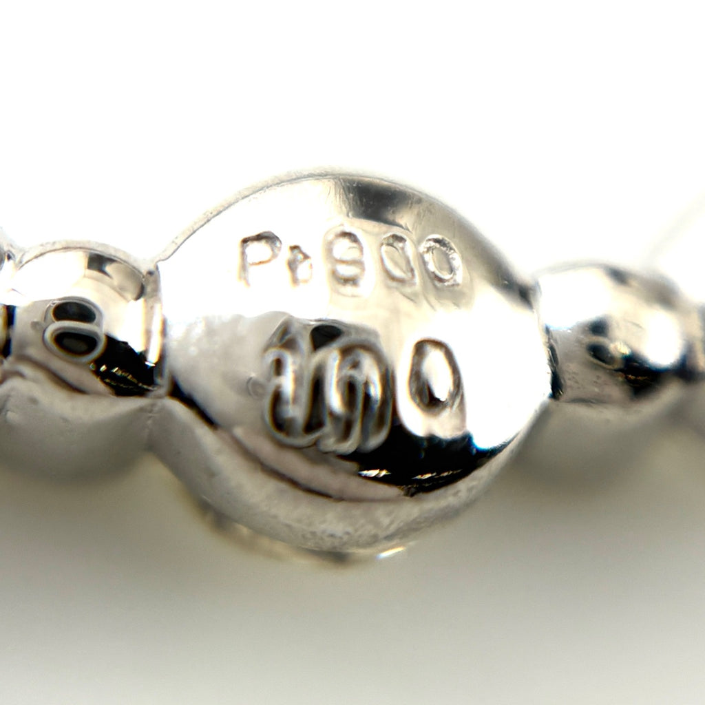 メレダイヤ デザインネックレス プラチナ ペンダント ネックレス Pt900 Pt850 ダイヤモンド レディース ノンブランドジュエリー 【中古】nbjwl