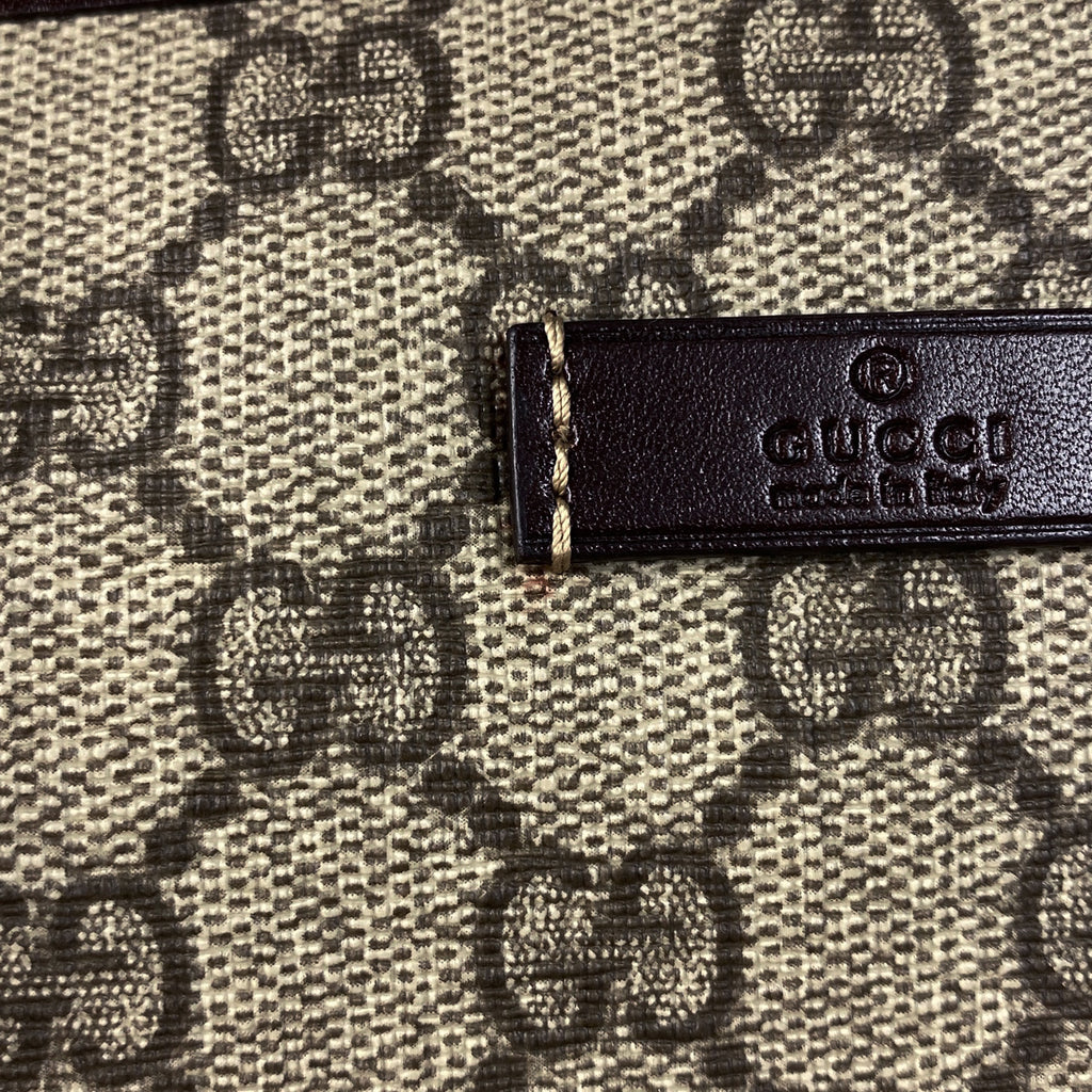 グッチ GG柄 トートバッグ ショルダーバッグ トートバッグ コーティングキャンバス ブラウン 223663 レディース 【中古】brbag